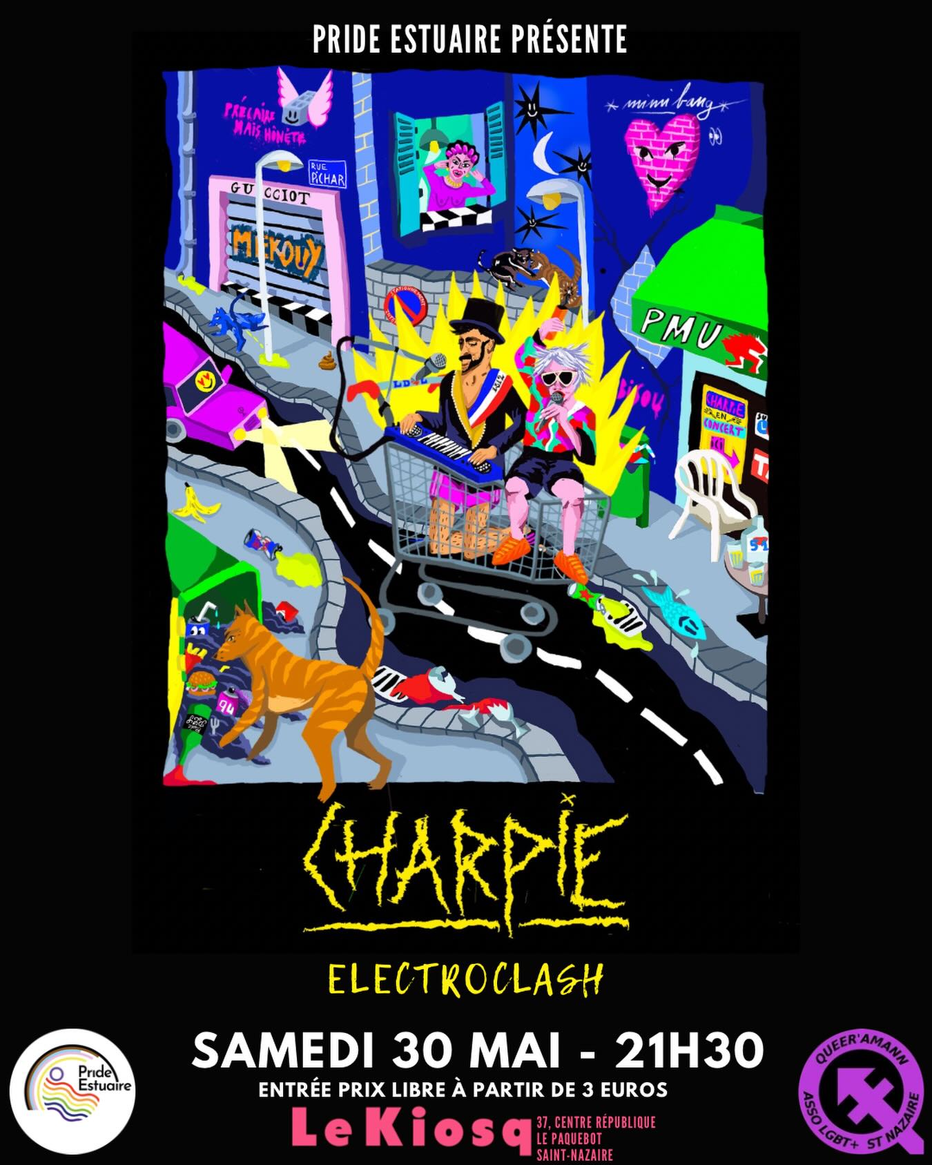 Affiche concert et DJ set After Pride